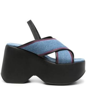 Vic Matié 100Mm Platform Sandals - Black