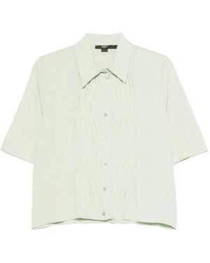 Seventy Pleated-Detail Shirt - White