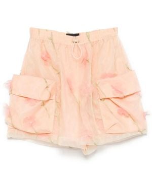 Simone Rocha Cargo Shorts - Pink