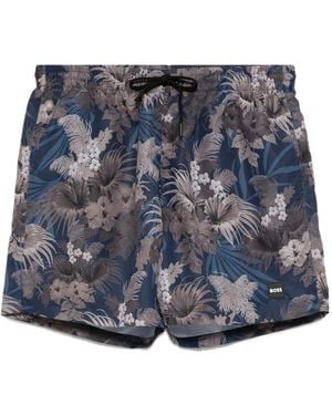 BOSS Piranha Swim Shorts - Blue