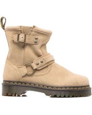 Dr. Martens 40 Mm Anistone Laarzen Met Gespbandje - Naturel