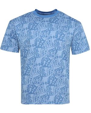 Casella Meyer Jacquard Monogram T-Shirt - Blue