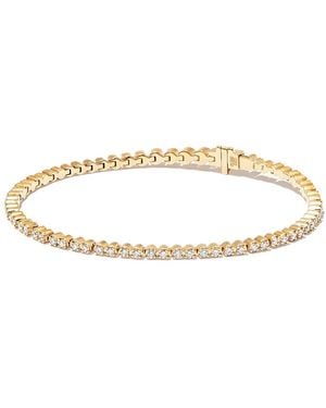 Sophie Bille Brahe 18Kt Diamond Tennis Bracelet - Metallic