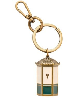 Ami Paris Ami De Coeur Kiosk Keyring - White