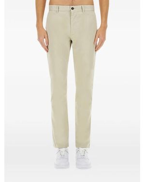 BOSS Slim Fit Trousers - Natural