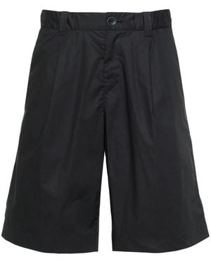 Herno Poplin Chino Shorts - Black