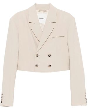 Nanushka ダブルジャケット - ホワイト