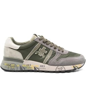 Premiata Sneakers mit Logo-Patch - Grau