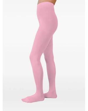 Swedish Stockings Olivia Semi-Sheer Tights - Pink