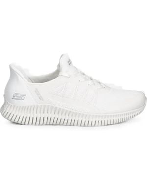 Skechers Lace-Up Sneakers - White