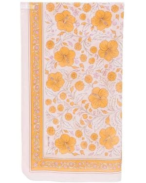 MC2 Saint Barth Floral-Print Sarong - Orange