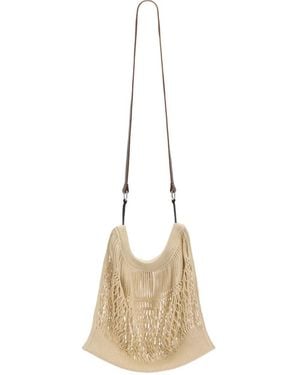 Lemaire Grand Sac À Bandoulière Filt Net - Neutre