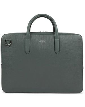 Smythson Panama Large Briefcase - Black