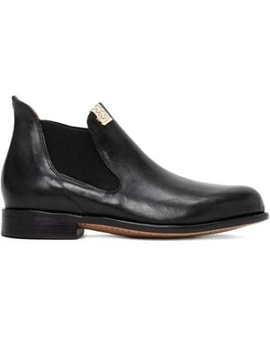 Visvim Leather Chelsea Boots - Black