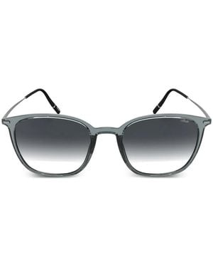 Silhouette Sequoia Geometric-Frame Sunglasses - Grey