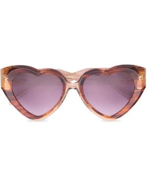 Maje Heart Sunglasses - Pink