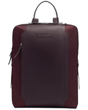 Piquadro Rucksack Mit Rfid-Schutz - Lila