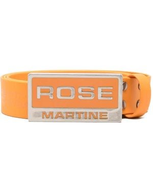 Martine Rose Logo Buckle Belt - Orange