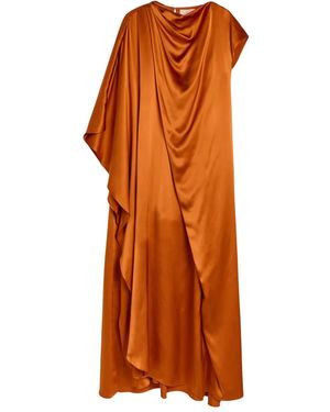 ROKSANDA Hiba Draped Asymmetric Dress - Orange