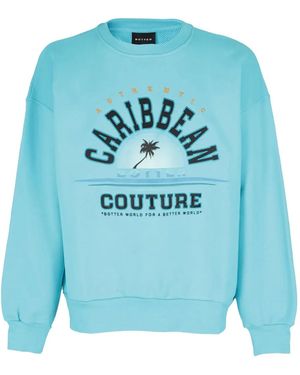 BOTTER Felpa Con Stampa Grafica - Blu