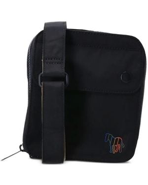 Paul Smith Zebra Kuriertasche - Schwarz