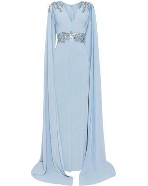 Saiid Kobeisy Crepe Dress - Blue