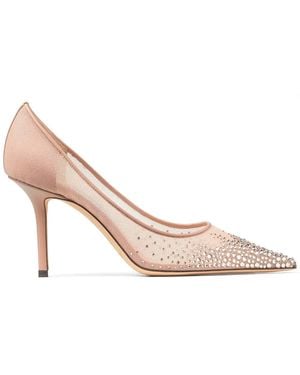 Jimmy Choo Love 85 ビジューパンプス - ピンク