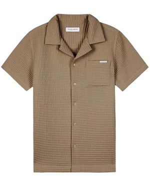 Maison Labiche Chest-Pocket Short-Sleeve Shirt - Brown
