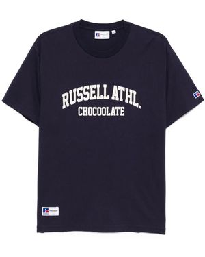 Chocoolate X Russel Athletic T-Shirt - Blue