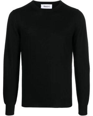 Eraldo Crew-Neck Merino-Wool Jumper - Black