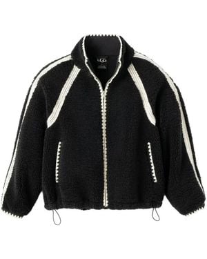 UGG Nikia Crochet Fluff Jacket - Black