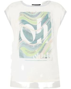 Betty Barclay Strassverziertes Oberteil Mit Print - Blau