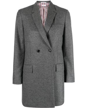 Thom Browne Blazer Doppiopetto - Grigio