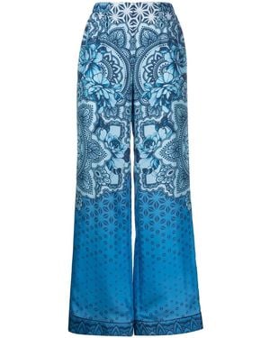 Alberta Ferretti Trousers - Blue