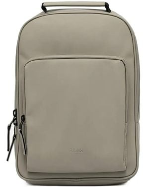 Rains Top-Handle Front-Pocket Backpack - Grey