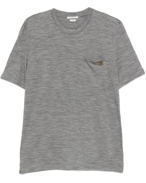 Jacob Cohen T-Shirt A Maniche Corte Con Taschino - Grigio