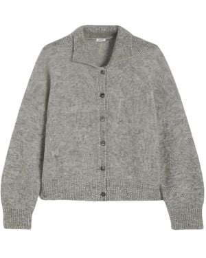 Aspesi Cárdigan con cuello de polo - Gris