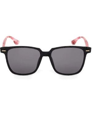 A Bathing Ape Sonnenbrille Mit Eckigem Gestell - Grau