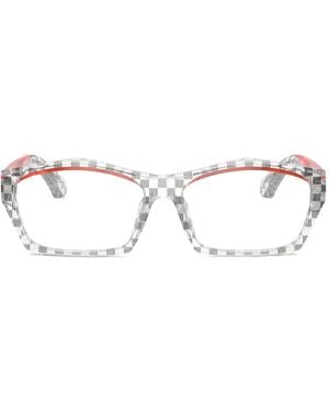 Alain Mikli Check-Pattern Glasses - Black