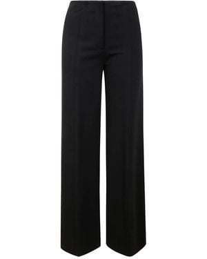 Liviana Conti Seam-Detail Trousers - Black