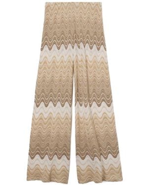 MC2 Saint Barth Amalia Degradé Raschel Long Pants - White