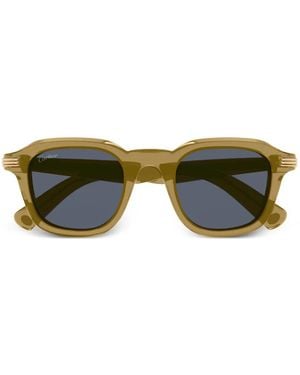 Cartier Square-Frame Sunglasses - Green