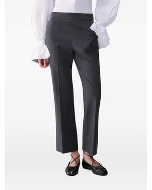 Liu Jo Flannel Flare Pants - Blue
