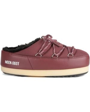 Moon Boot Evx Lace-Up Mules - Red