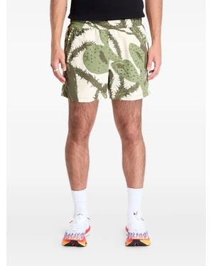 Nike Shorts Con Stampa Cactus - Verde
