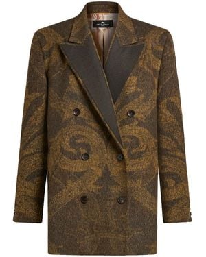 Etro ウール ジャケット - グリーン