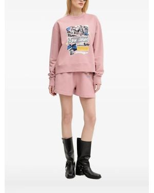 Moschino コラージュプリント スウェットシャツ - ピンク