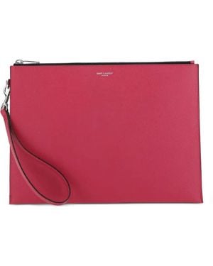 Saint Laurent Paris Tablet Holder - Red