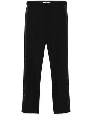 Lanvin Stripe-Detailed Pants - Black