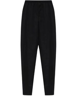 Balenciaga Elasticated Palazzo Trousers - Black